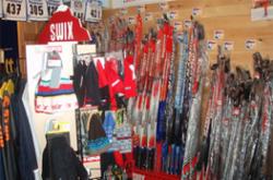 Devils Track Nordic Ski Shop Interior